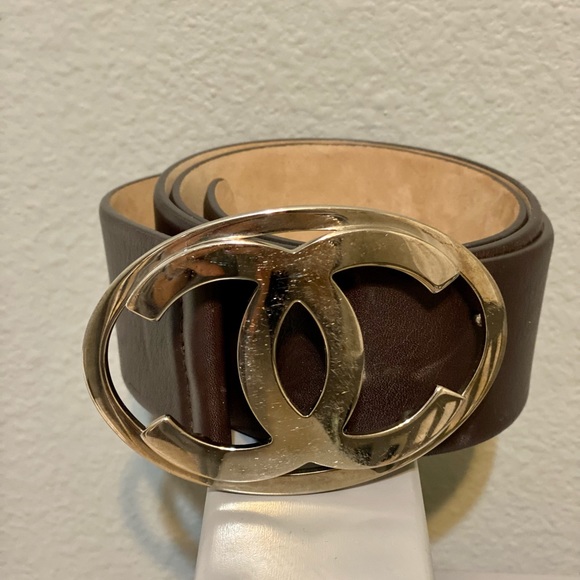 Authentic CHANEL CC Buckle Belt - Picture 1 of 5